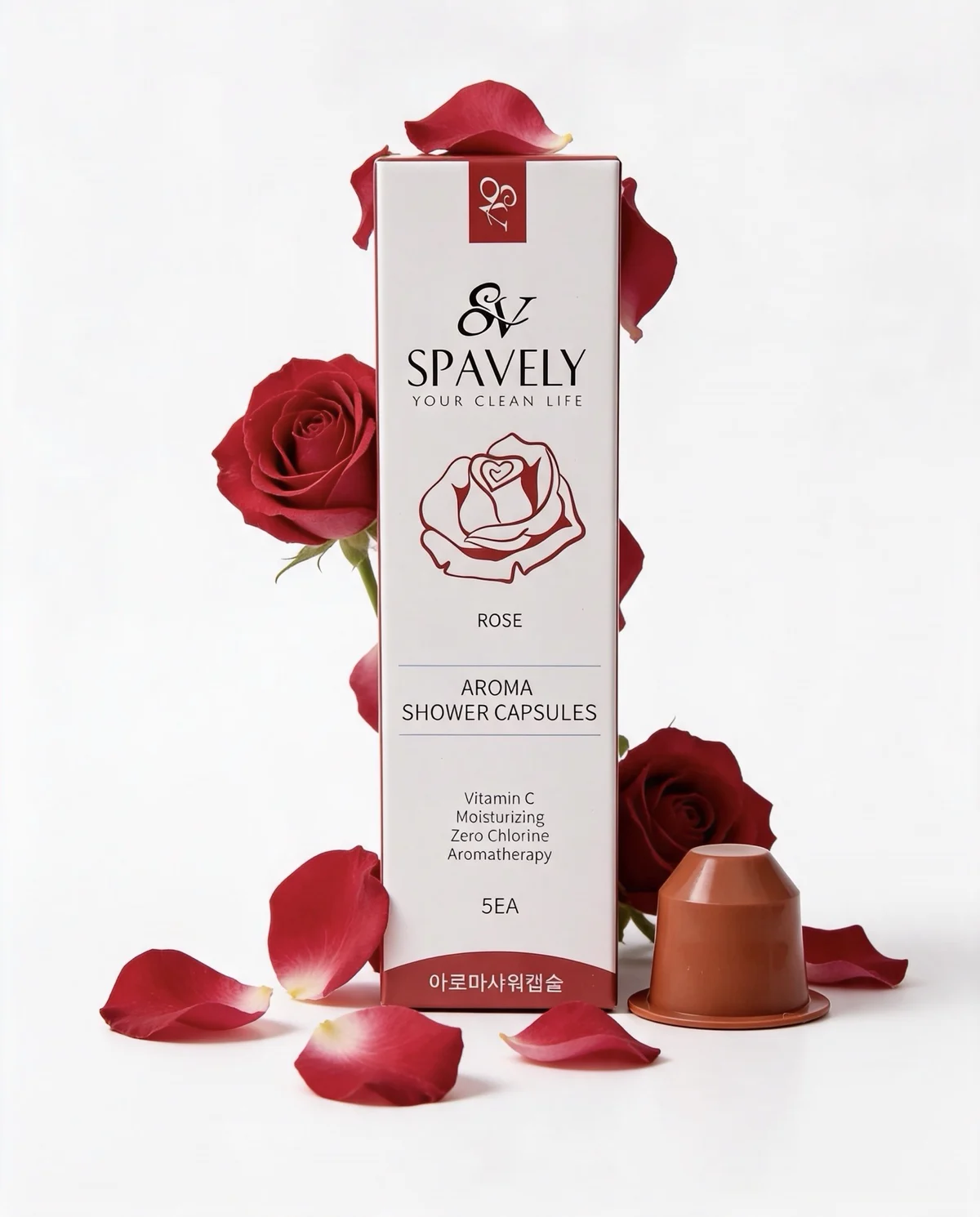Coffret et capsule Rose