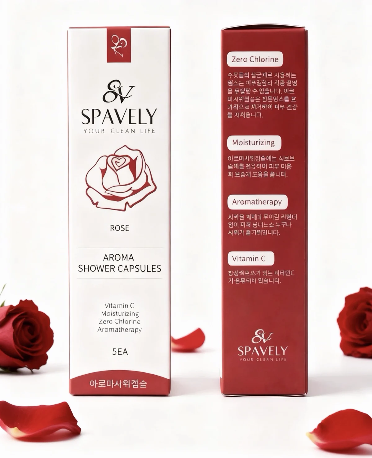 Coffret Rose, face et dos